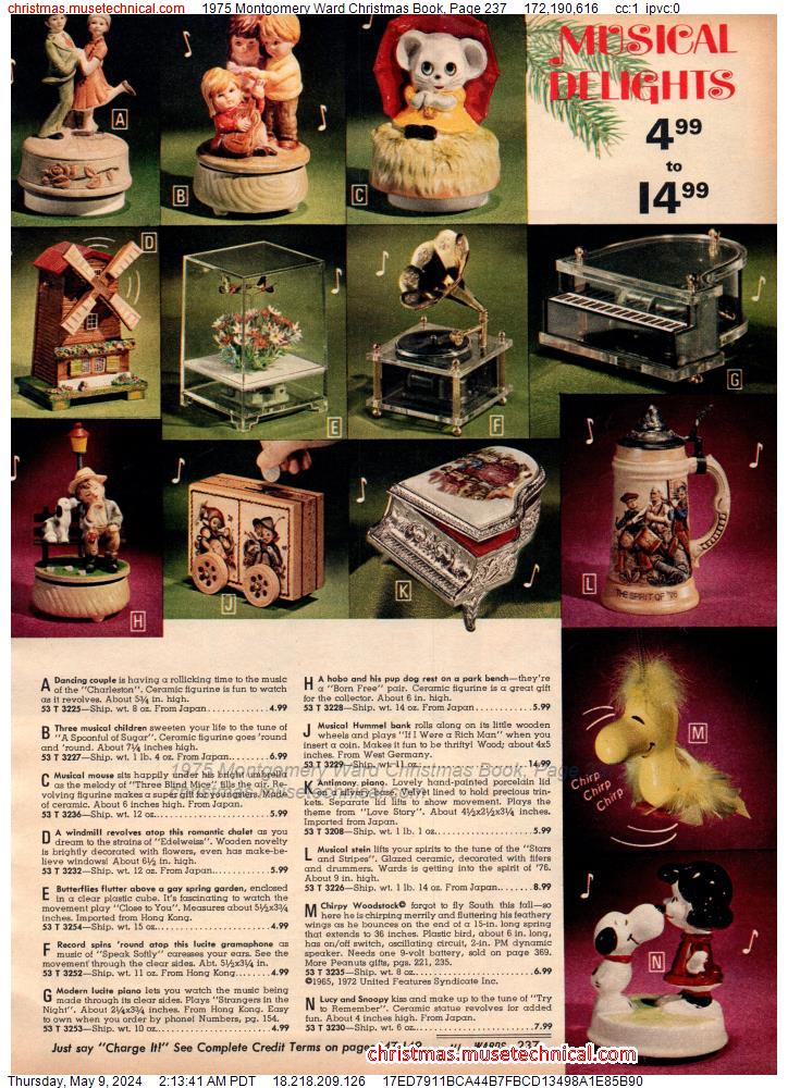 1975 Montgomery Ward Christmas Book, Page 237