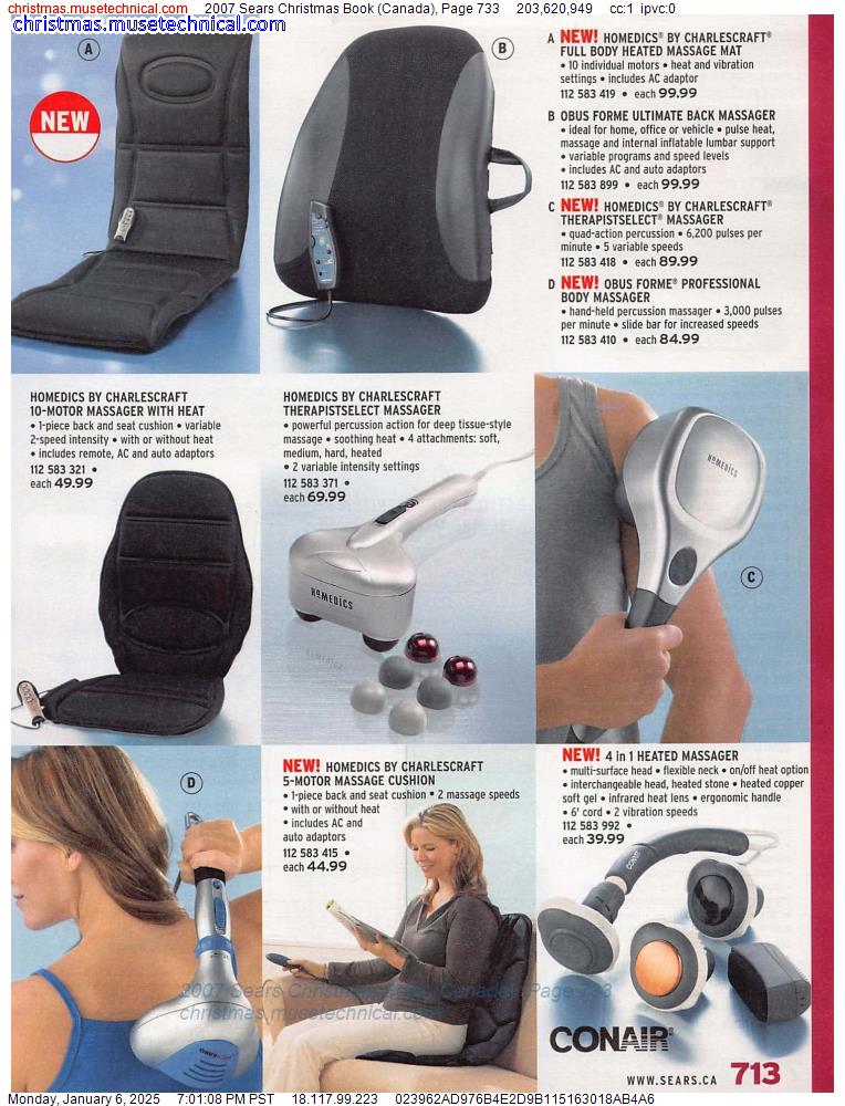 2007 Sears Christmas Book (Canada), Page 733