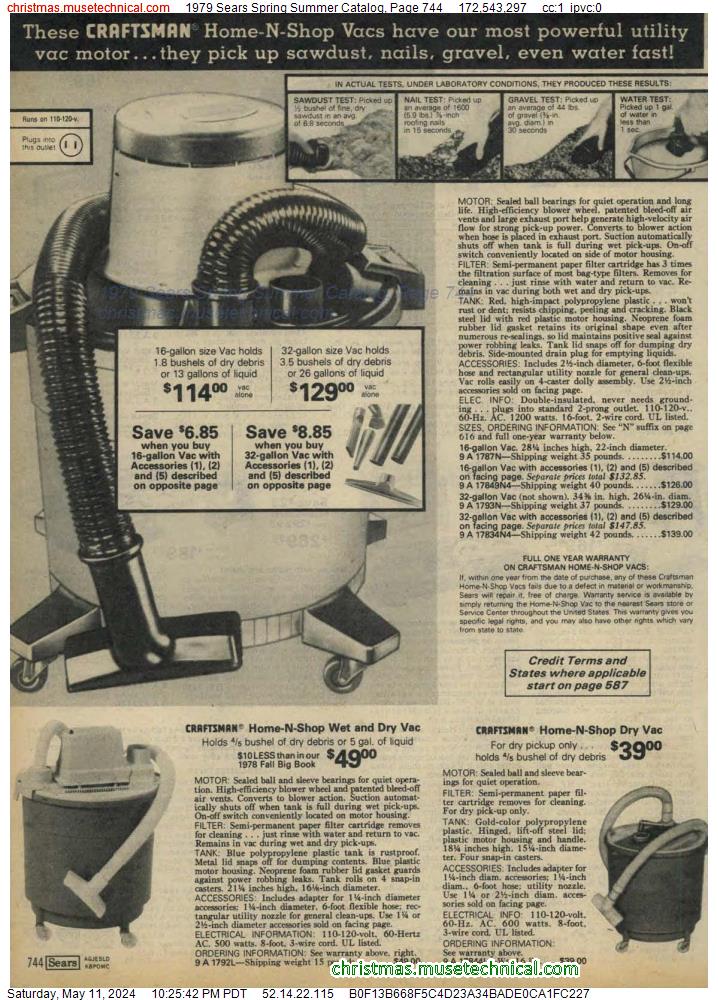 1979 Sears Spring Summer Catalog, Page 744