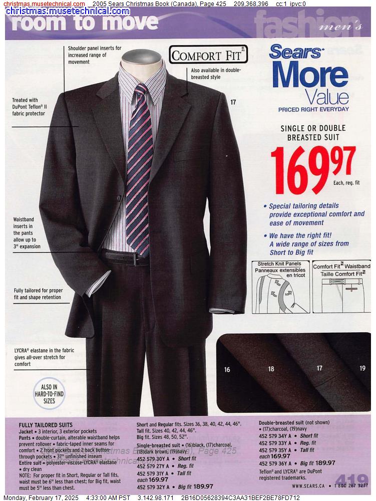 2005 Sears Christmas Book (Canada), Page 425