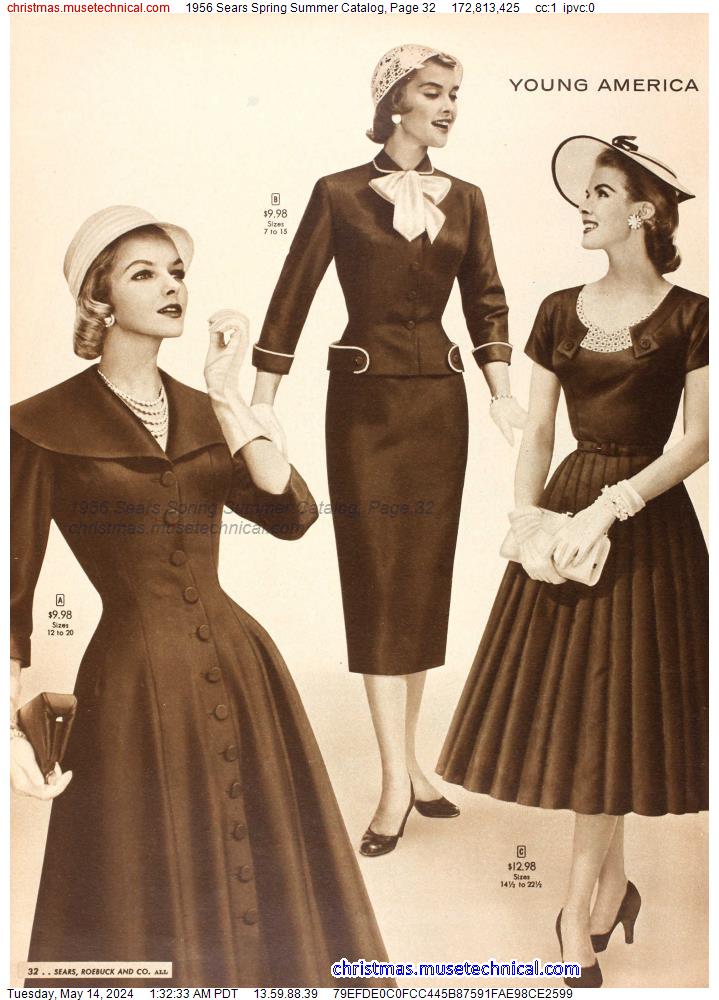 1956 Sears Spring Summer Catalog, Page 32