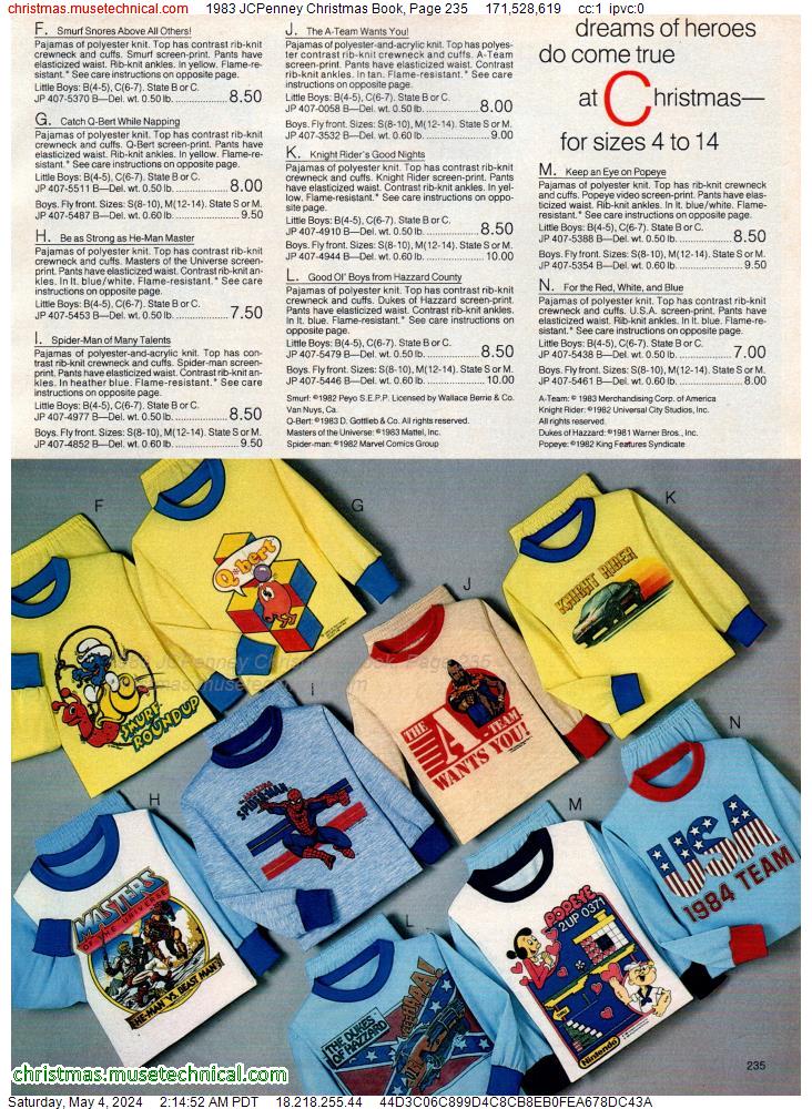 1983 JCPenney Christmas Book, Page 235