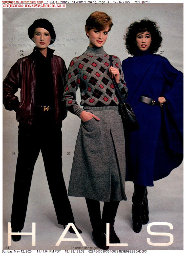 1983 JCPenney Fall Winter Catalog, Page 34
