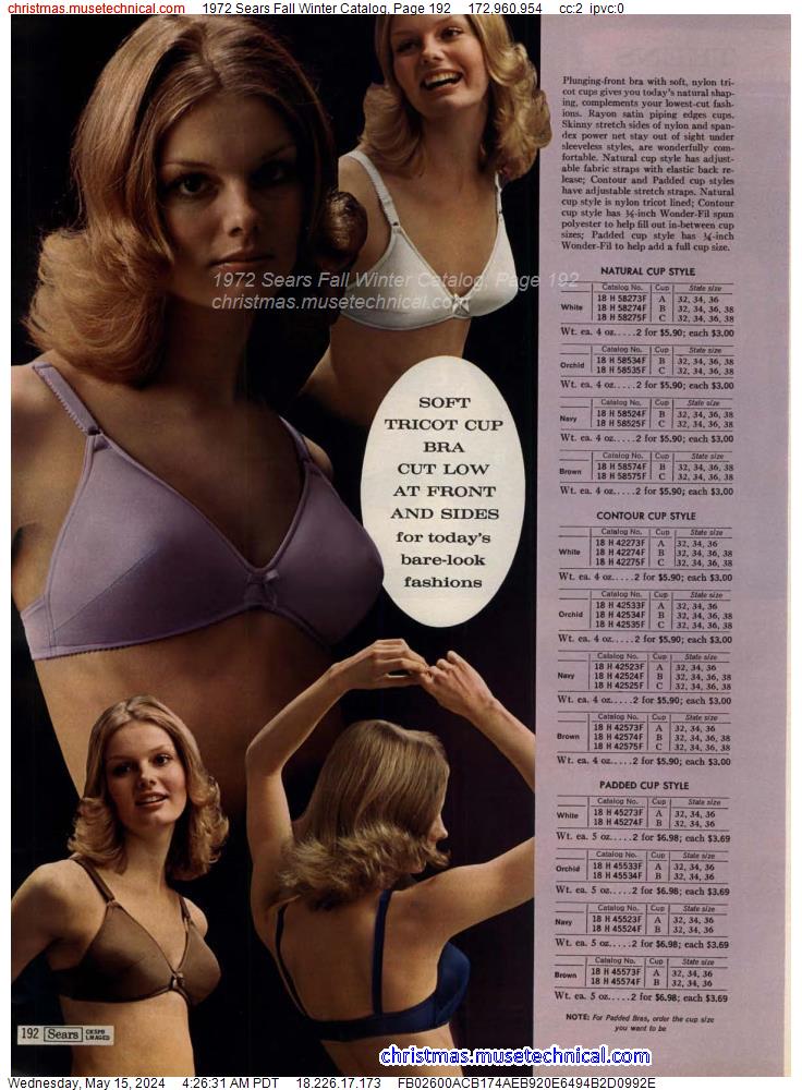 1972 Sears Fall Winter Catalog, Page 192