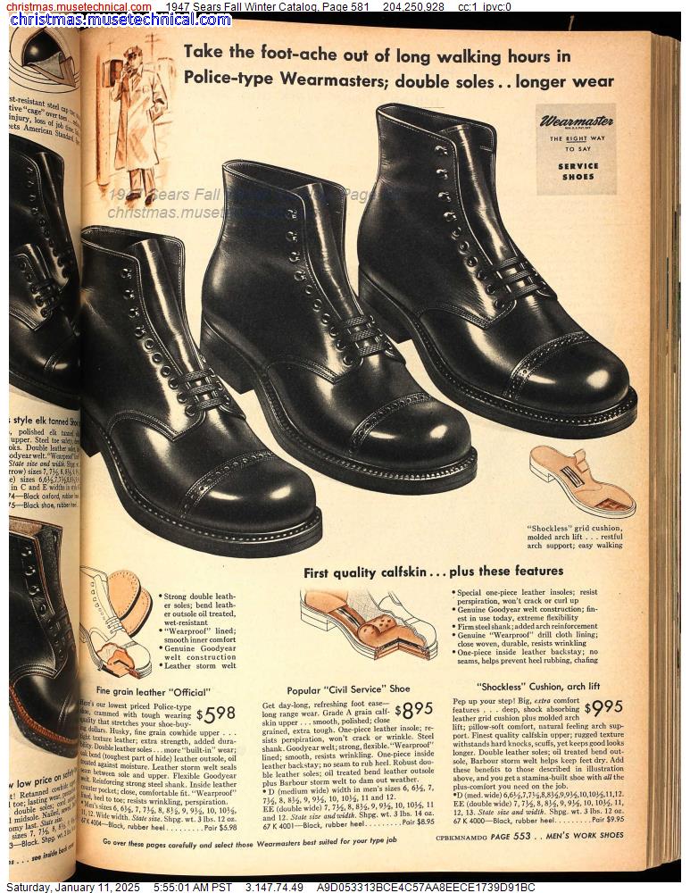 1947 Sears Fall Winter Catalog, Page 581