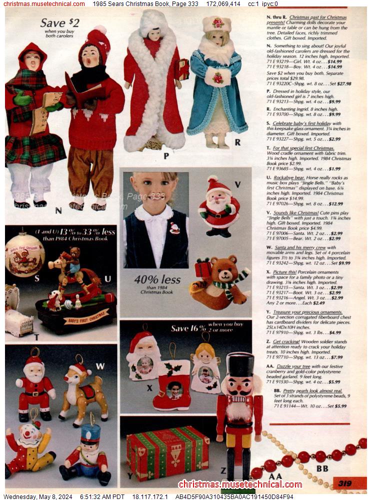 1985 Sears Christmas Book, Page 333