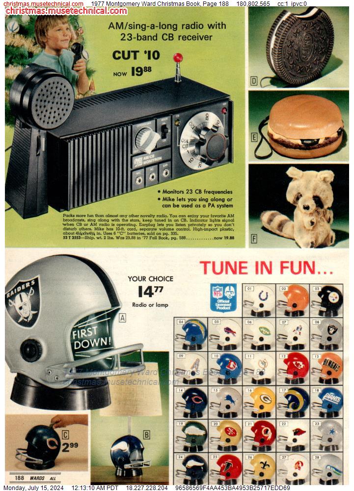 1977 Montgomery Ward Christmas Book, Page 188