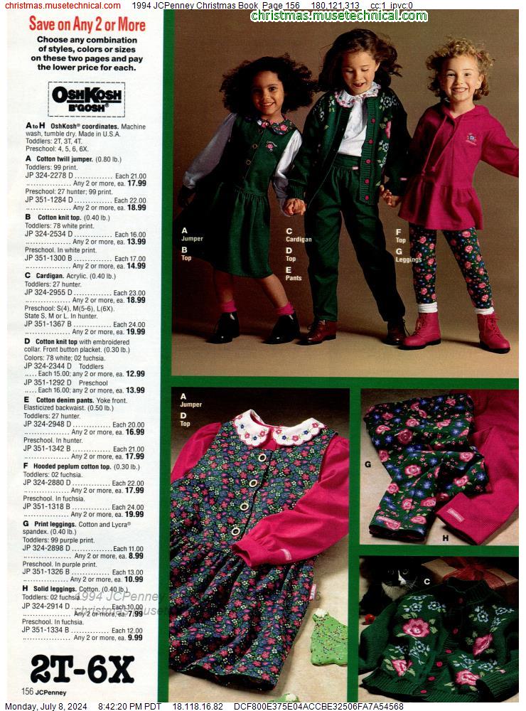 1994 JCPenney Christmas Book, Page 156