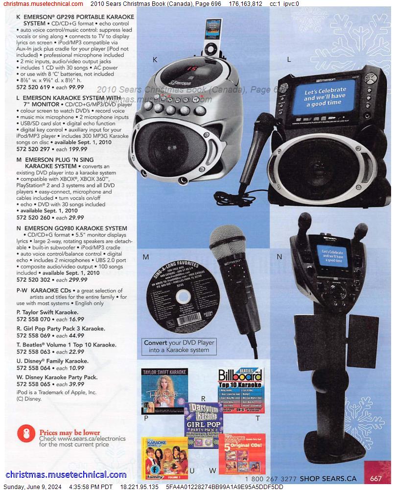2010 Sears Christmas Book (Canada), Page 696