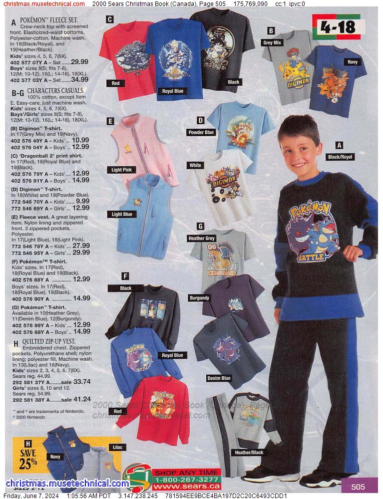 2000 Sears Christmas Book (Canada), Page 505