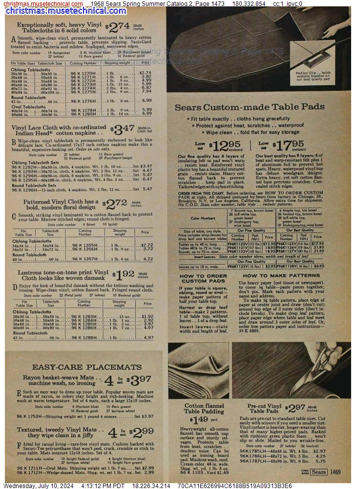 1968 Sears Spring Summer Catalog 2, Page 1473
