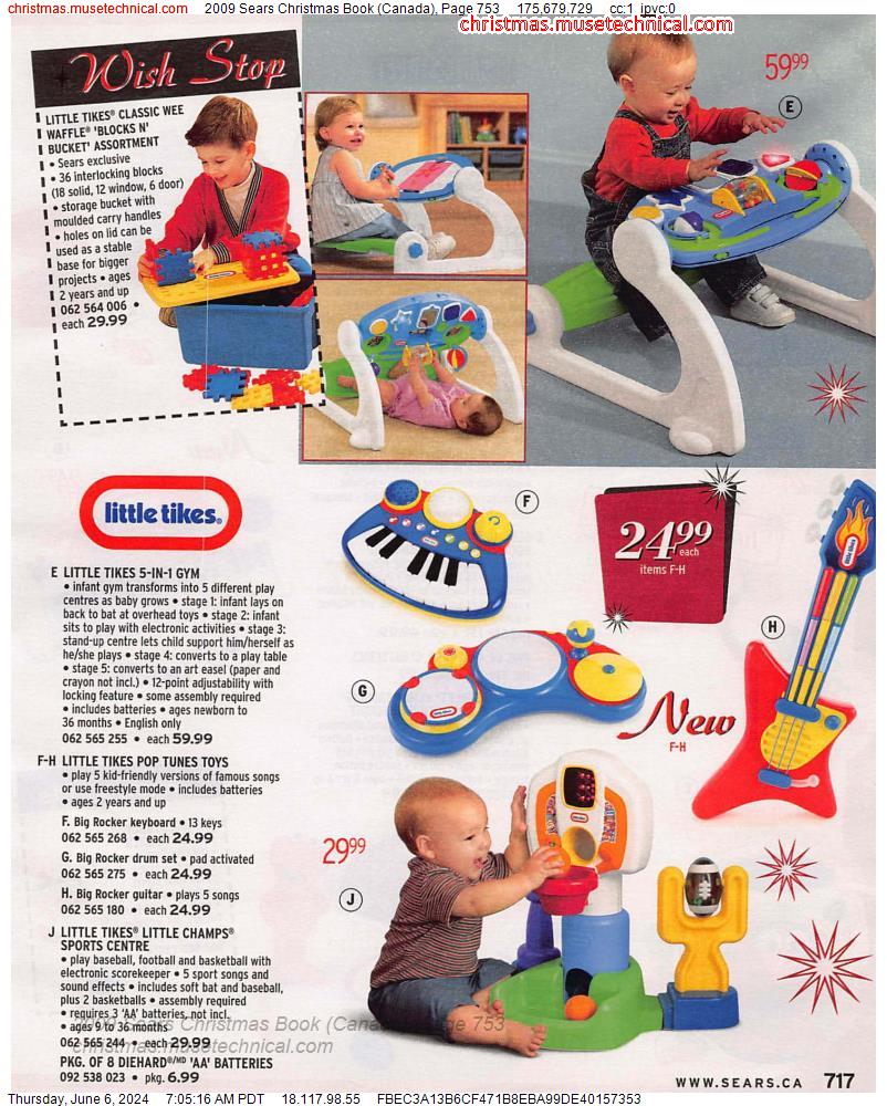 2009 Sears Christmas Book (Canada), Page 753