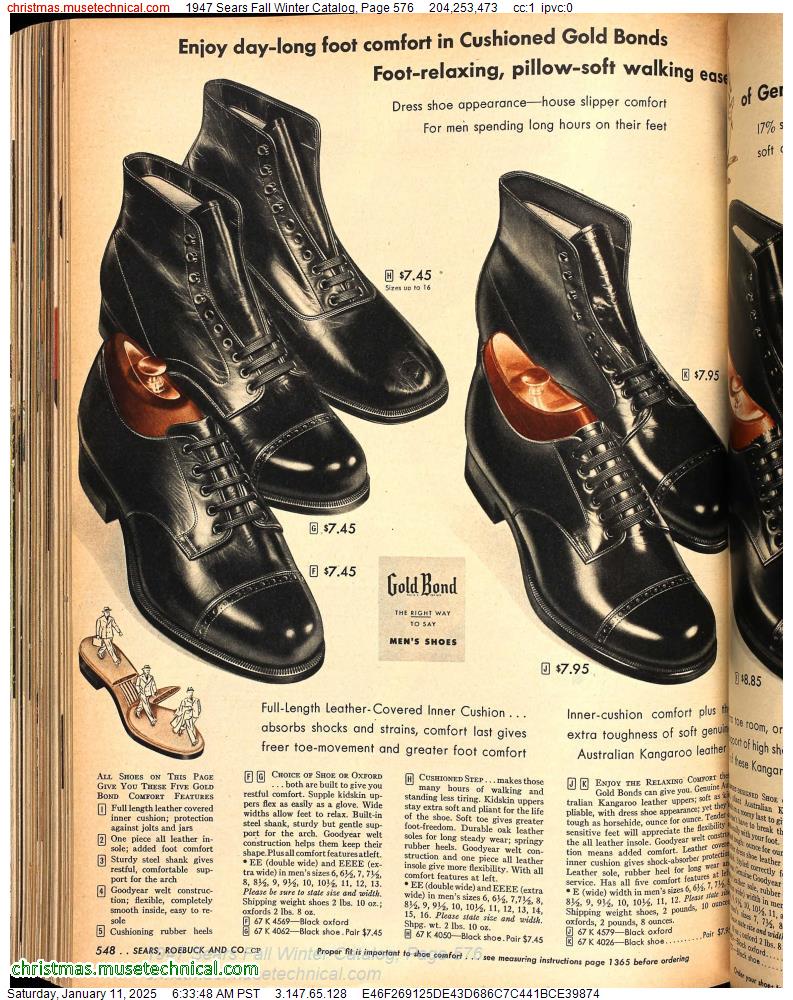 1947 Sears Fall Winter Catalog, Page 576