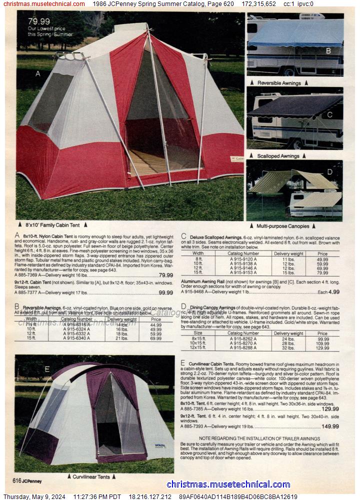 1986 JCPenney Spring Summer Catalog, Page 620