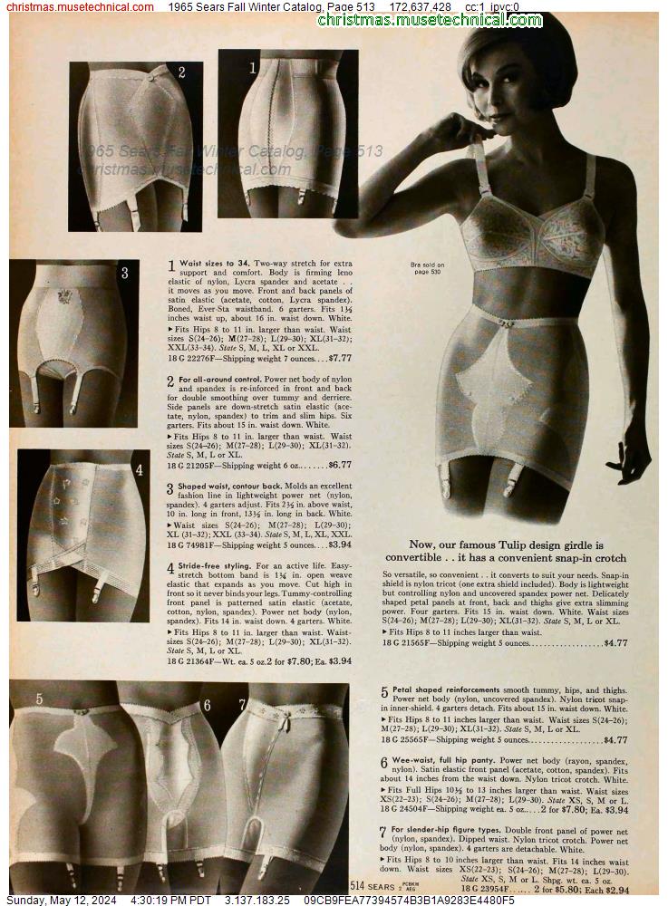 1965 Sears Fall Winter Catalog, Page 513