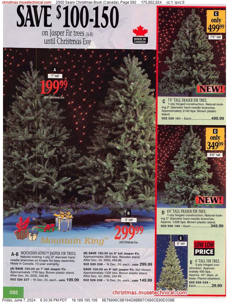 2000 Sears Christmas Book (Canada), Page 592