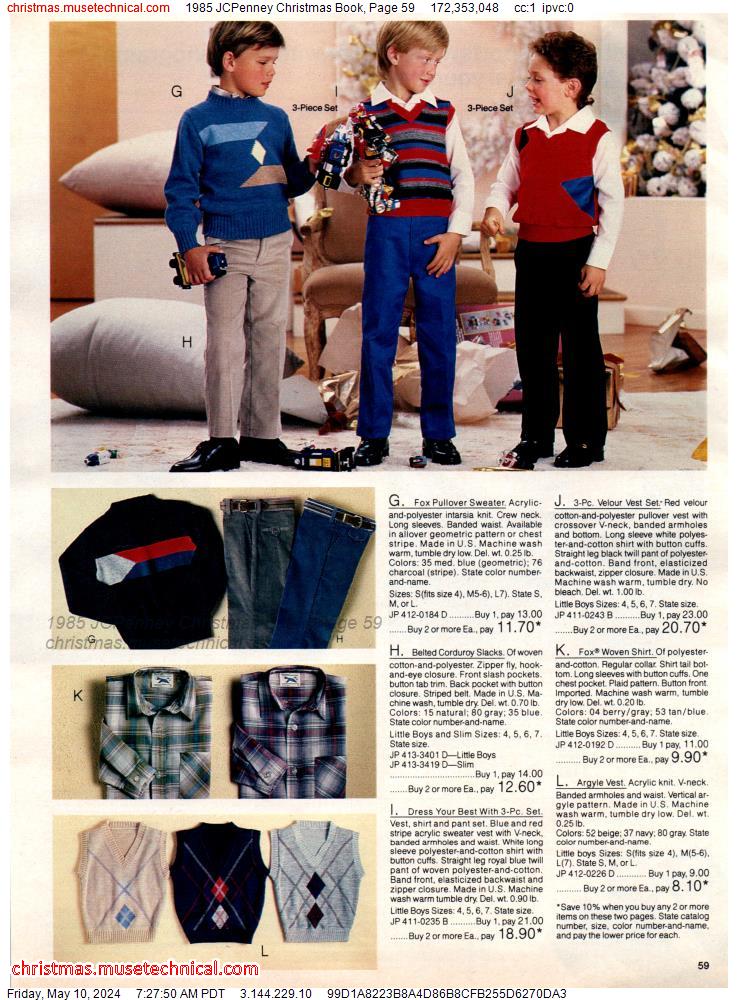 1985 JCPenney Christmas Book, Page 59