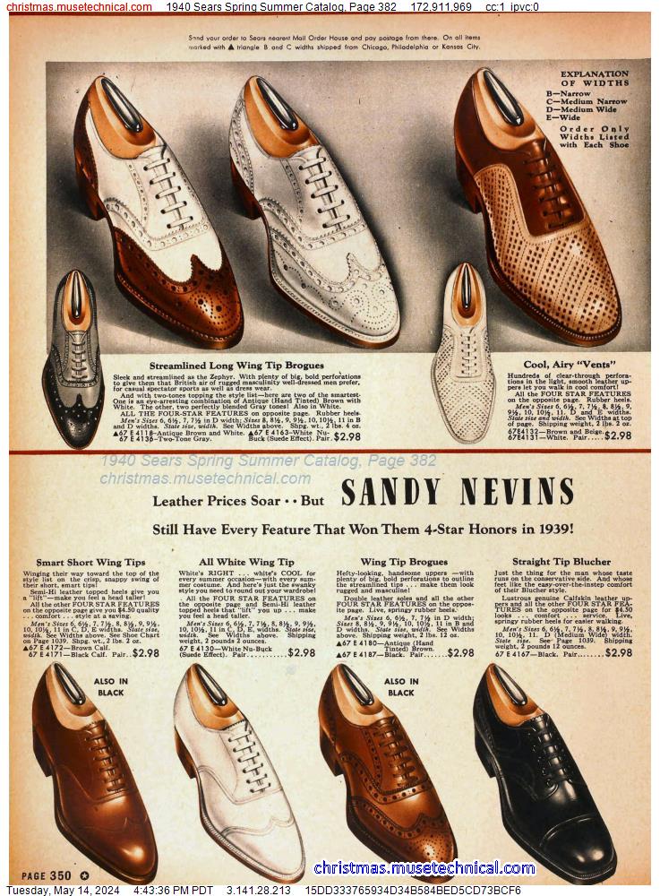 1940 Sears Spring Summer Catalog, Page 382
