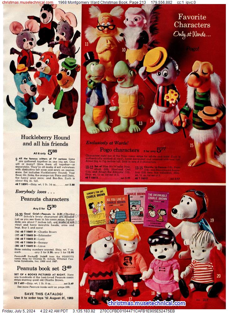 1968 Montgomery Ward Christmas Book, Page 213