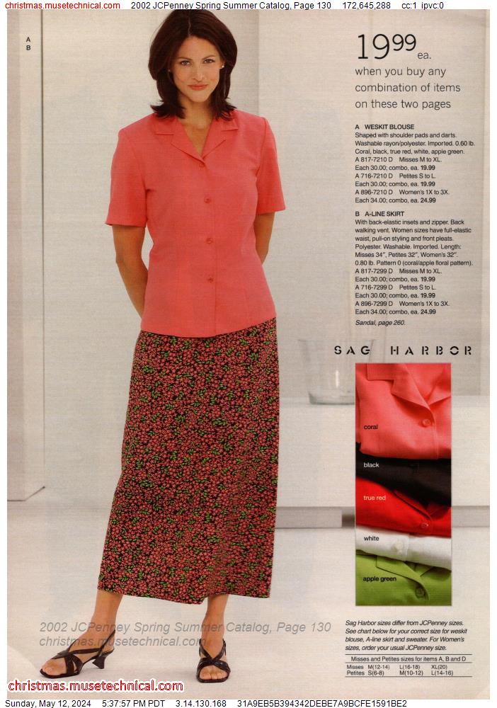 2002 JCPenney Spring Summer Catalog, Page 130