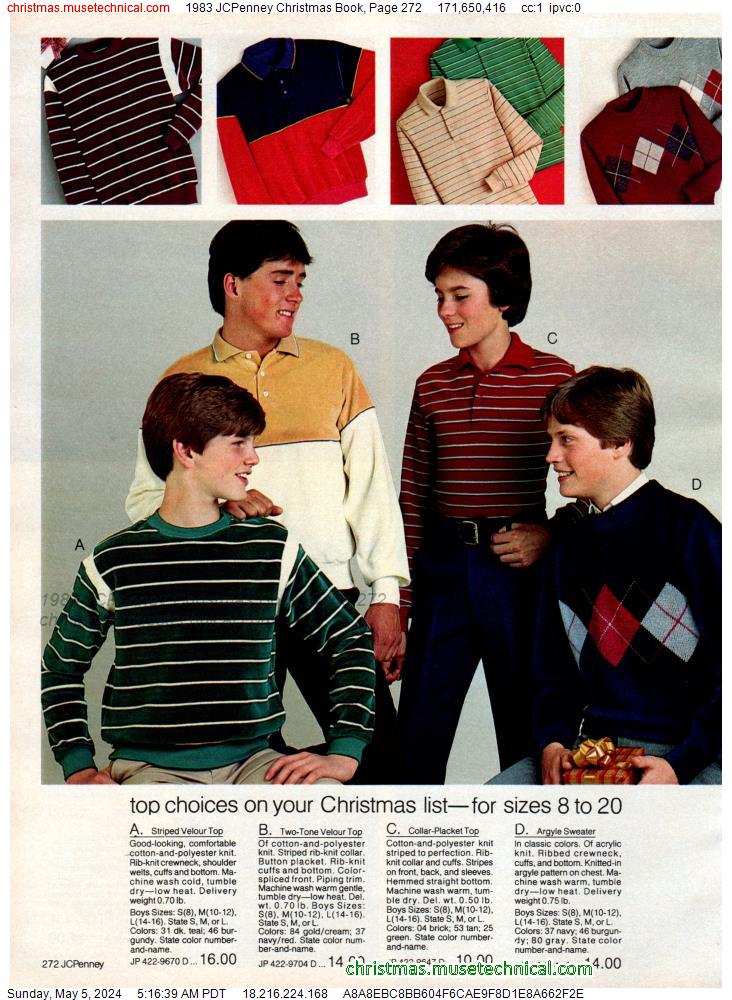 1983 JCPenney Christmas Book, Page 272