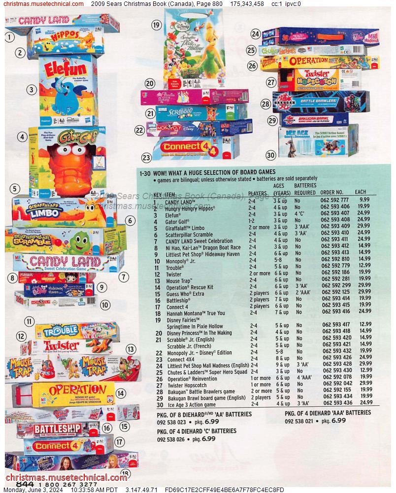 2009 Sears Christmas Book (Canada), Page 880