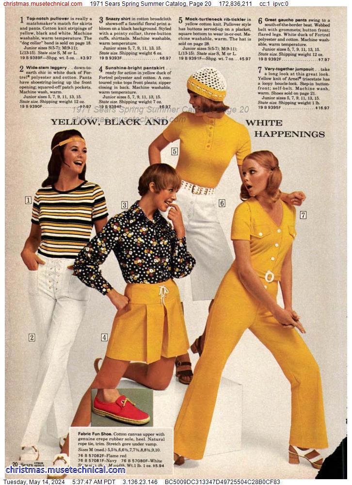 1971 Sears Spring Summer Catalog, Page 20