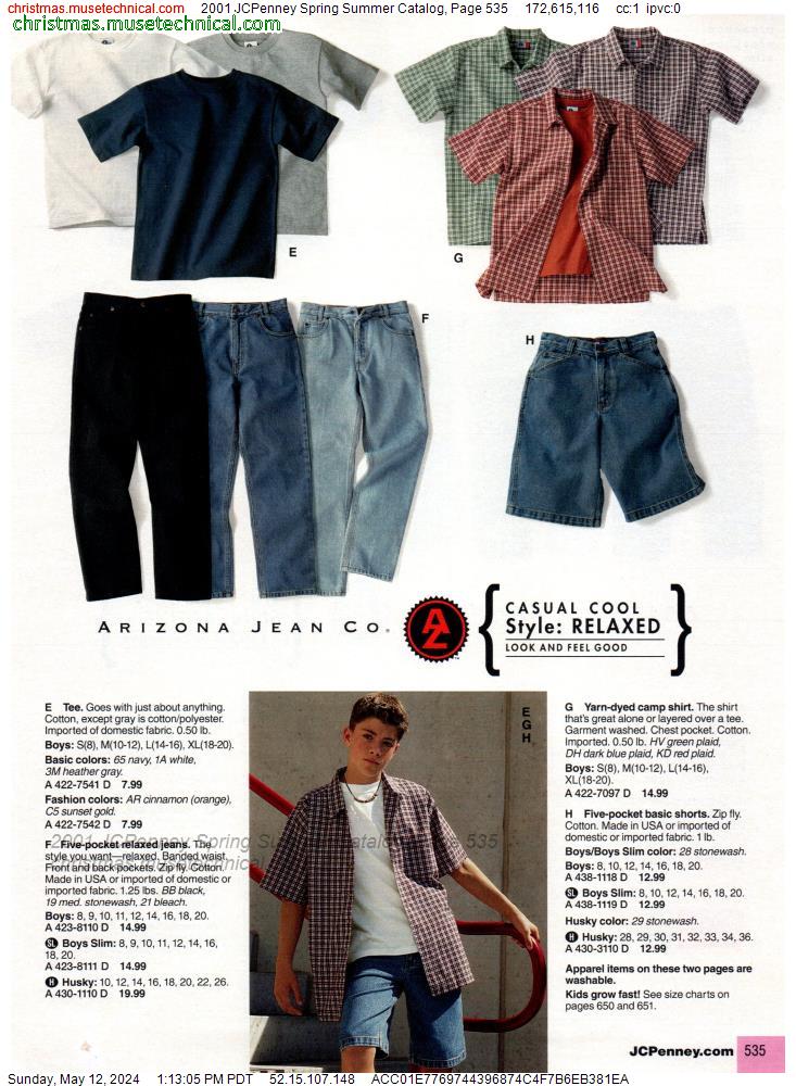 2001 JCPenney Spring Summer Catalog, Page 535