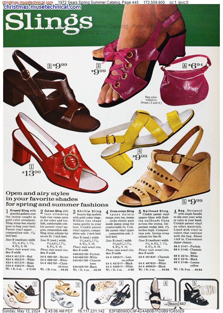 1972 Sears Spring Summer Catalog, Page 445