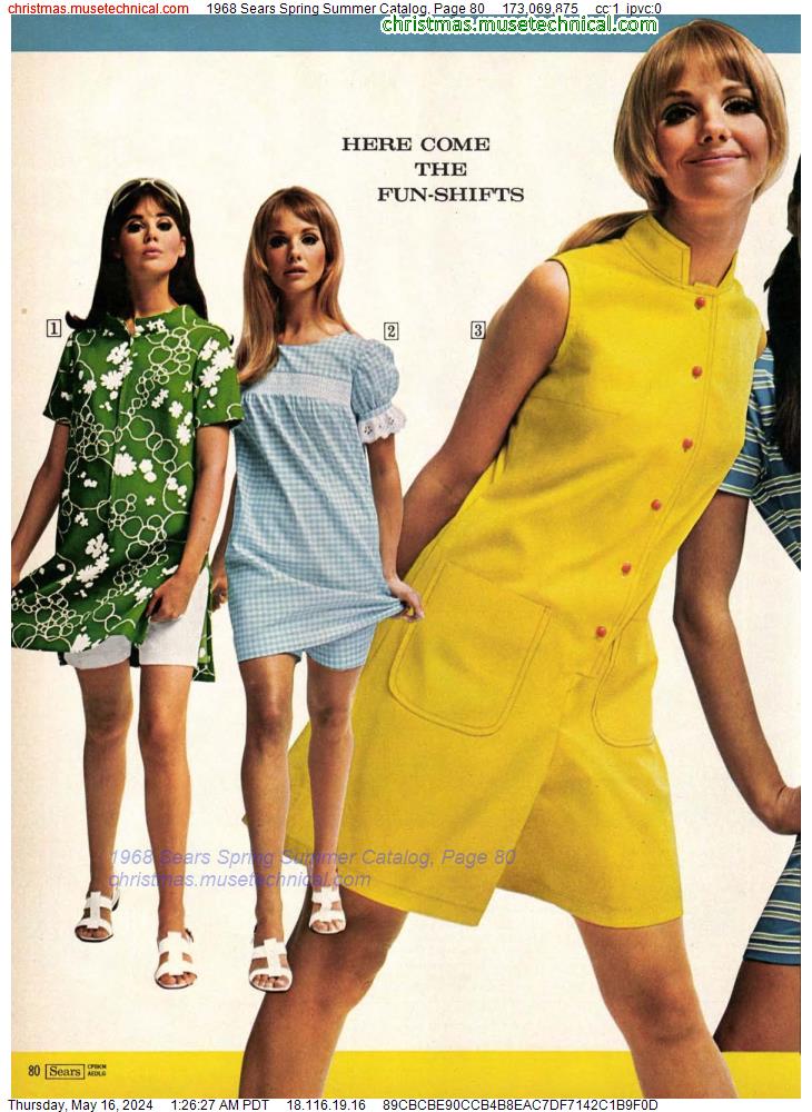 1968 Sears Spring Summer Catalog, Page 80