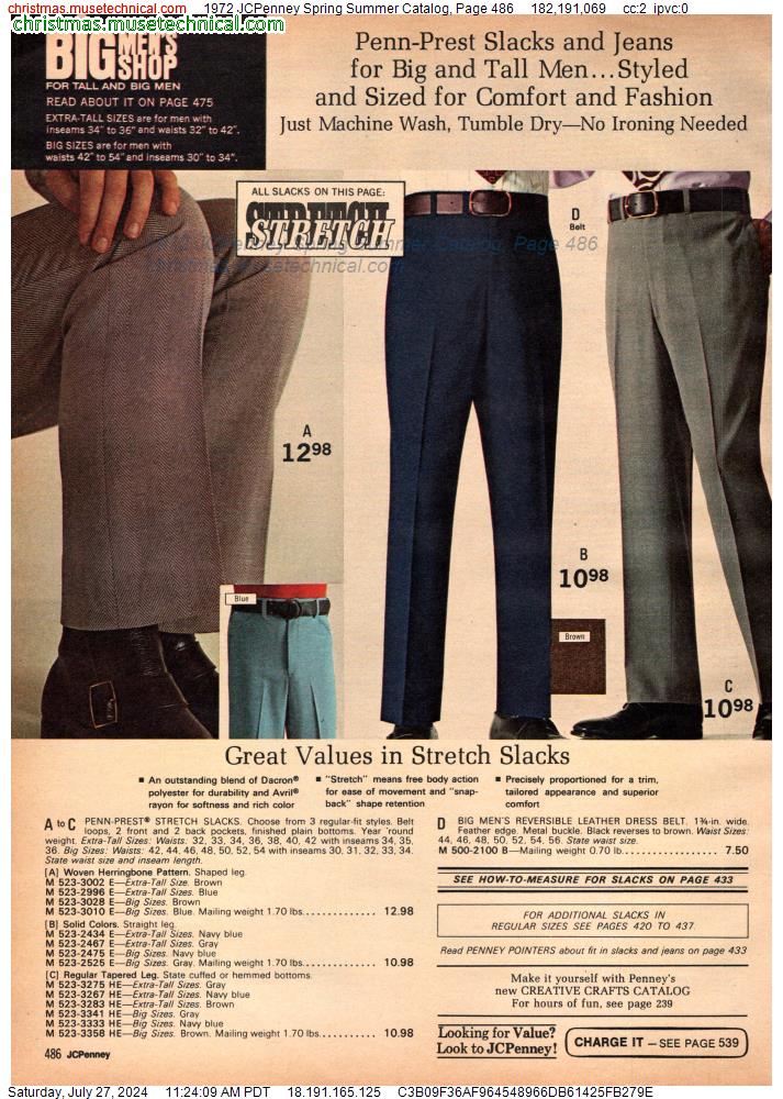 1972 JCPenney Spring Summer Catalog, Page 486
