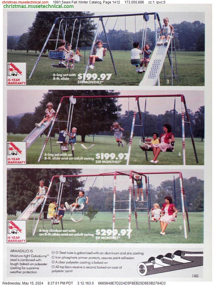 1991 Sears Fall Winter Catalog, Page 1412