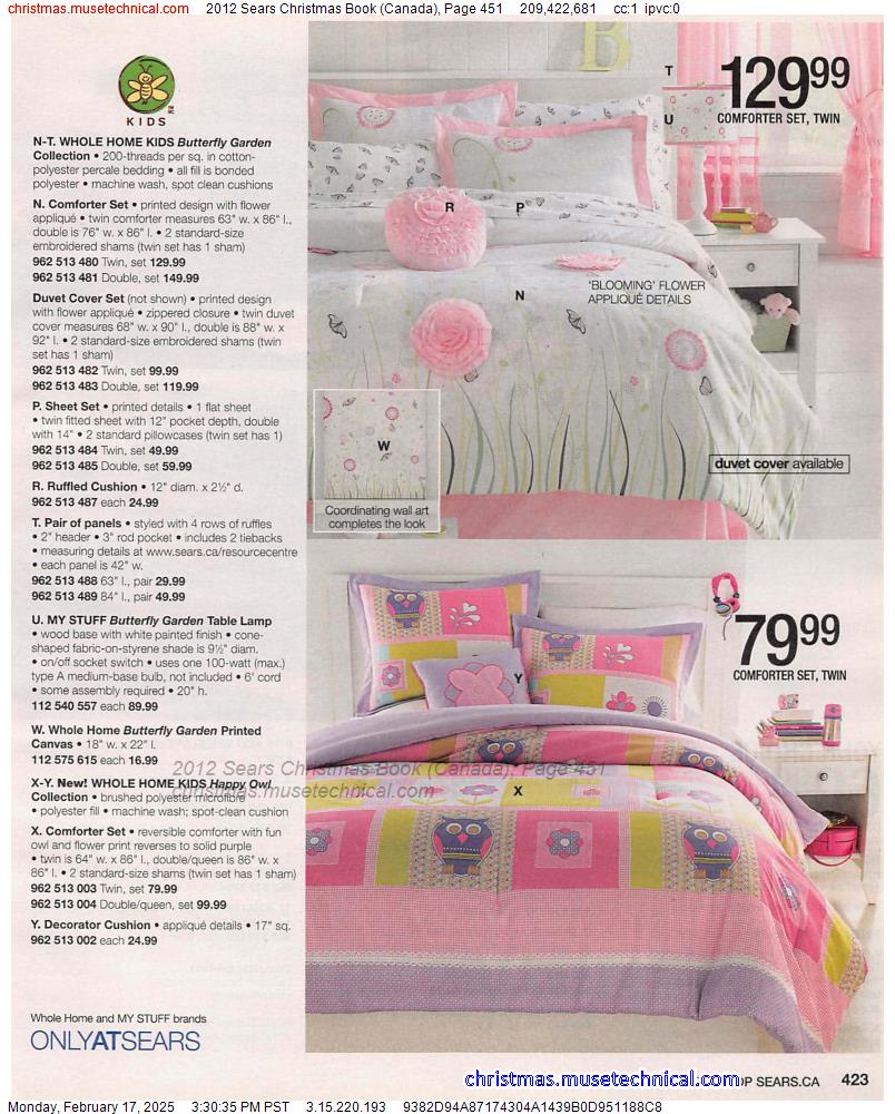 2012 Sears Christmas Book (Canada), Page 451