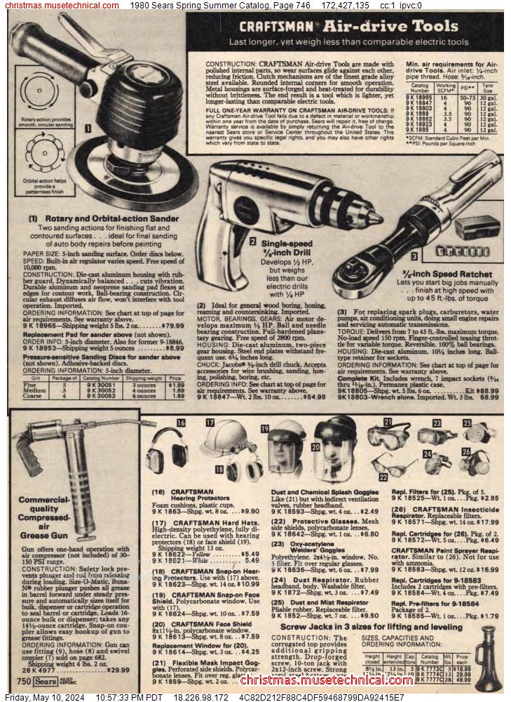 1980 Sears Spring Summer Catalog, Page 746