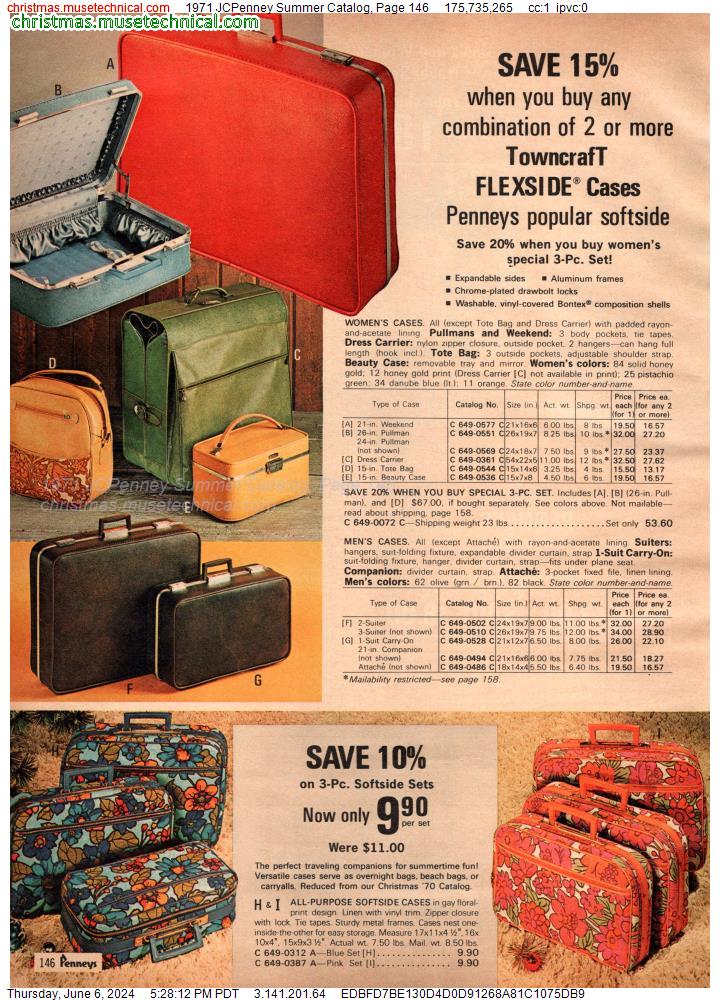 1971 JCPenney Summer Catalog, Page 146