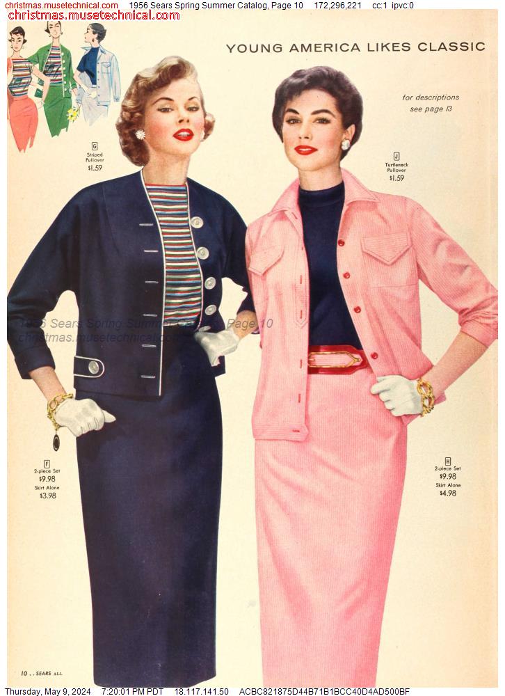 1956 Sears Spring Summer Catalog, Page 10