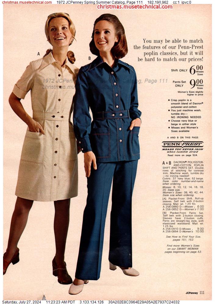 1972 JCPenney Spring Summer Catalog, Page 111