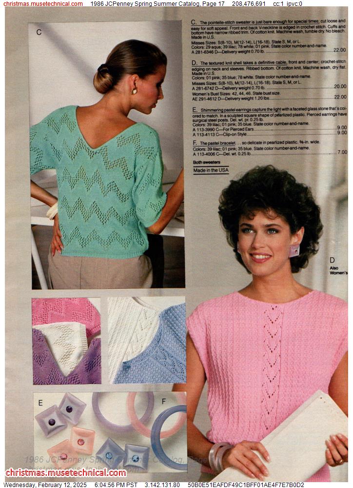 1986 JCPenney Spring Summer Catalog, Page 17