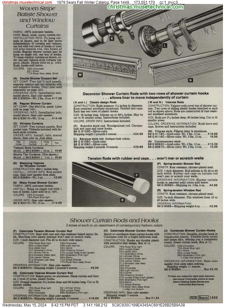 1979 Sears Fall Winter Catalog, Page 1449