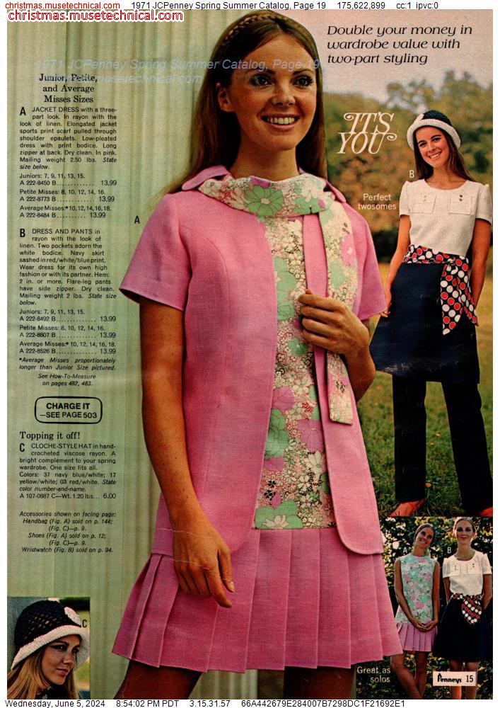 1971 JCPenney Spring Summer Catalog, Page 19
