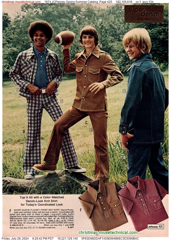 1974 JCPenney Spring Summer Catalog, Page 425