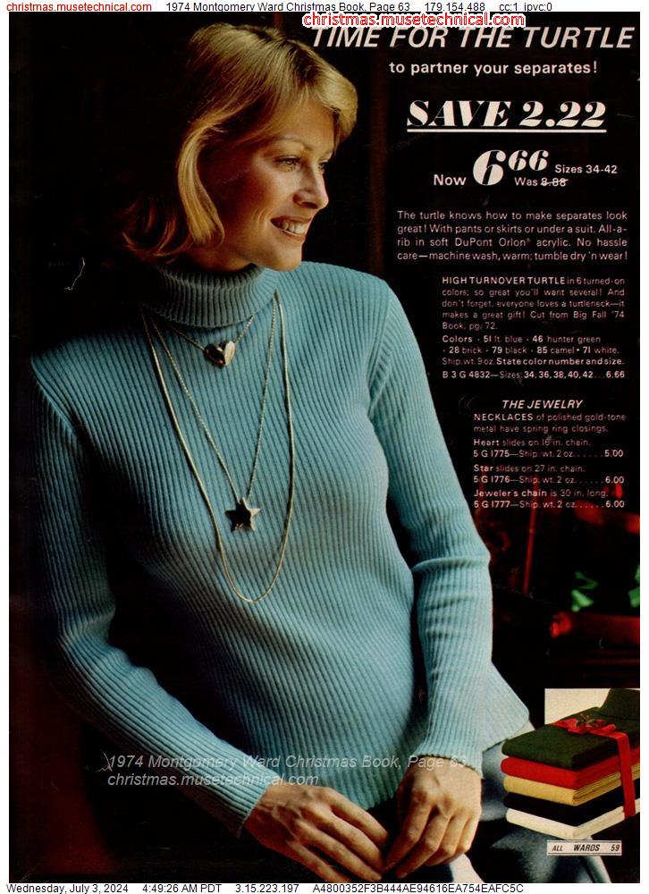 1974 Montgomery Ward Christmas Book, Page 63