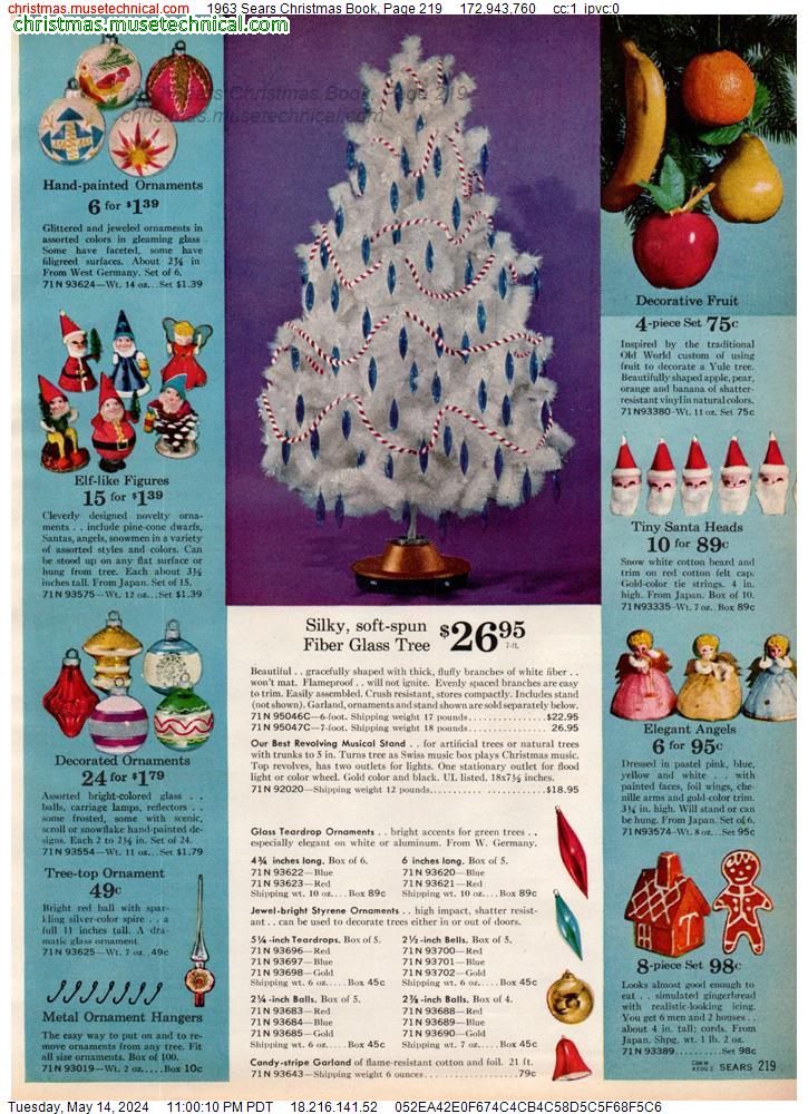 1963 Sears Christmas Book, Page 219