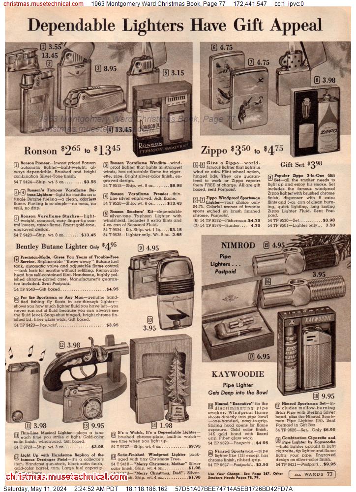 1963 Montgomery Ward Christmas Book, Page 77