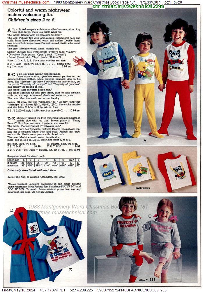 1983 Montgomery Ward Christmas Book, Page 181