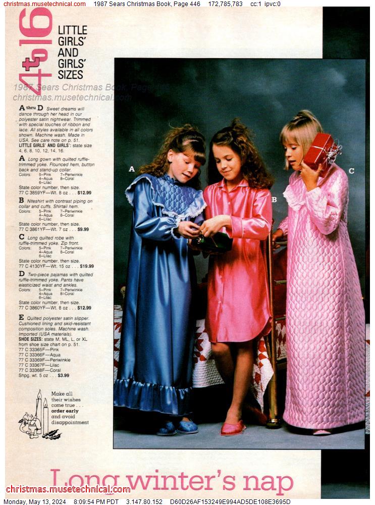 1987 Sears Christmas Book, Page 446