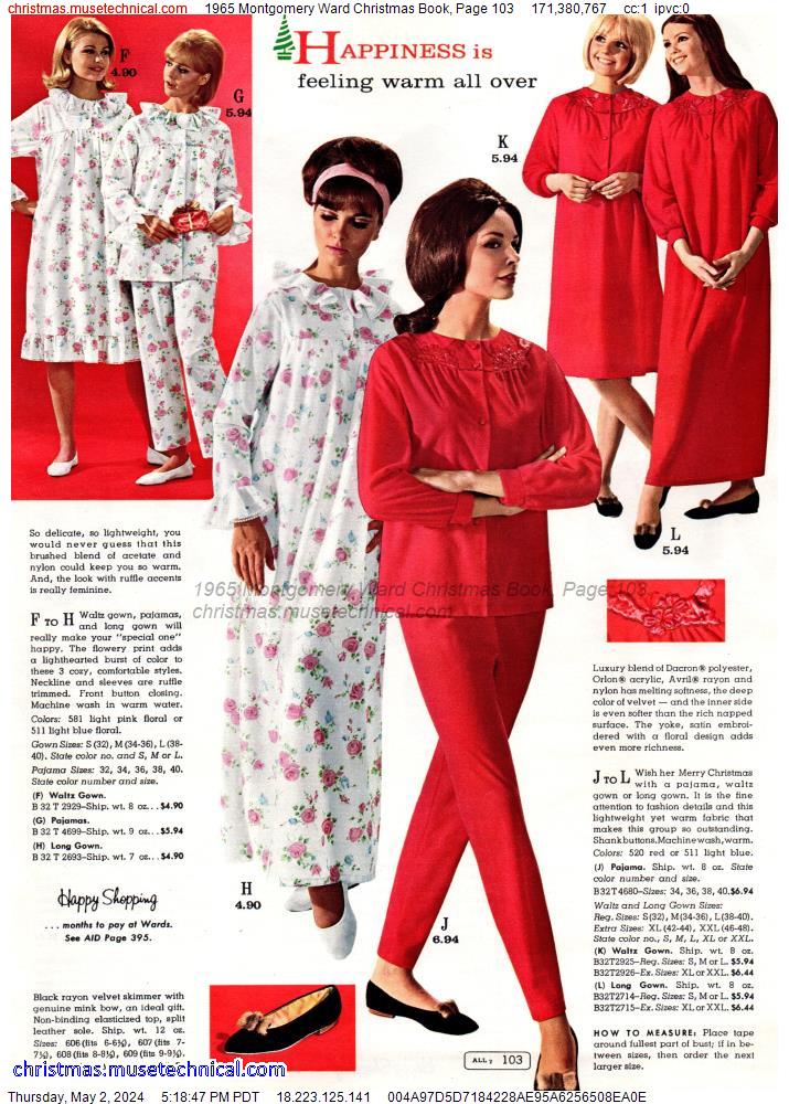 1965 Montgomery Ward Christmas Book, Page 103