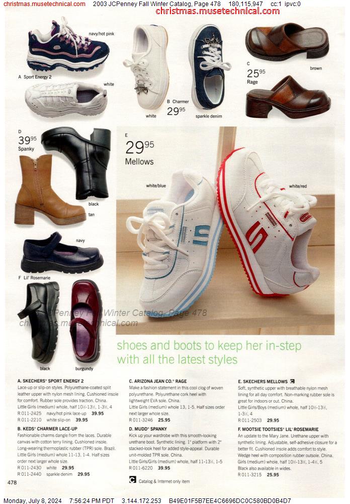 2003 JCPenney Fall Winter Catalog, Page 478
