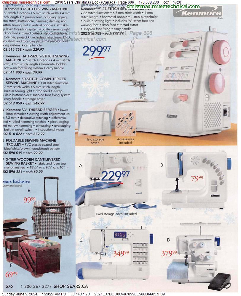 2010 Sears Christmas Book (Canada), Page 606