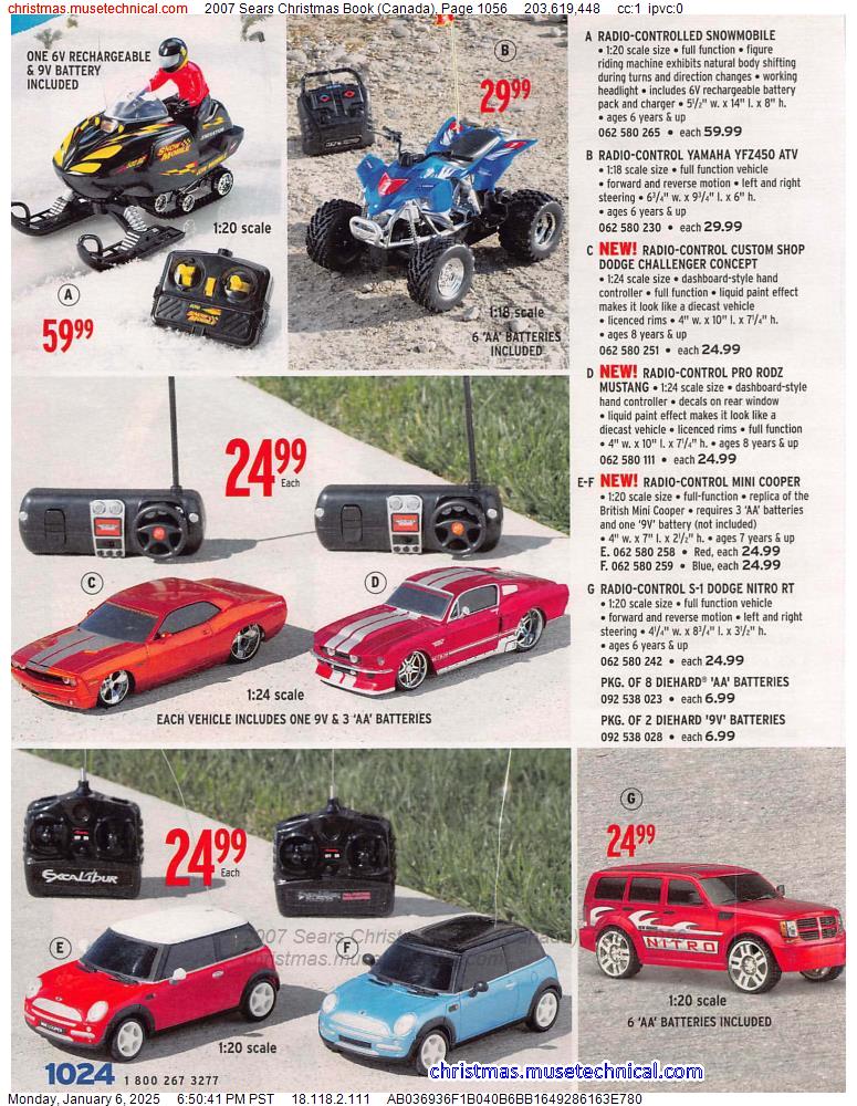 2007 Sears Christmas Book (Canada), Page 1056